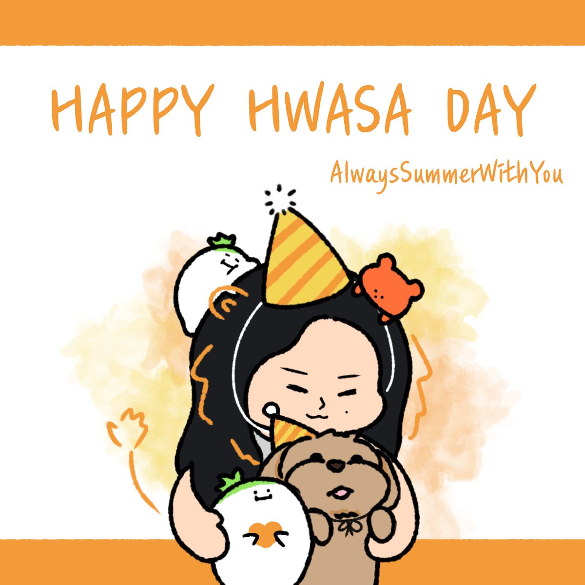 🥳🎂🧡💛
#여름한조각에_화사한송이
#ThirtyliciousHwasa