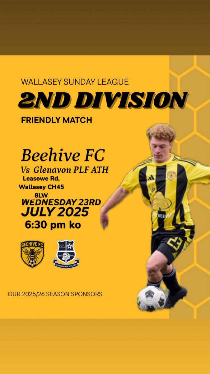 Last min change of venue for our match vs <a href="/GlenavonPlf/">Glenavon PLF Athletic</a>