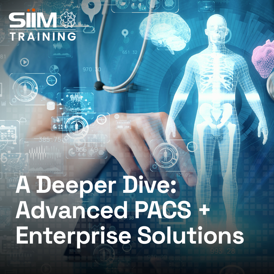 SIIMTraining's tweet image. The #SIIMTraining A Deeper Dive: Advanced PACS & Enterprise Solutions course is perfect for PACS administrators & managers, radiology/clinical workflow specialists, & #ImagingInformatics professionals. Sign up now!
Virtual-Live | 8 HR IIP CE | Oct 6-7
vist.ly/3yrmk