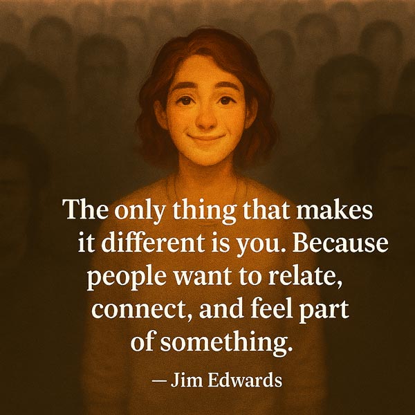 realjimedwards's tweet image. The secret sauce? You. Own it. People want real, not robotic. #authenticitysells #brandingtruth