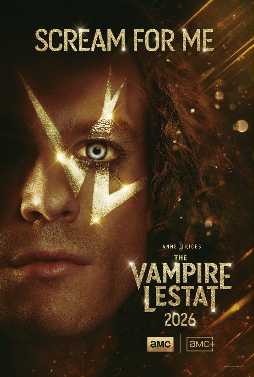 TVInsider's tweet photo. EXCLUSIVE: Scream for me.  🎸  We have your first look at #InterviewWithTheVampire's SDCC poster of Sam Reid as rock star Lestat. 

Find more details here ➡️  https://t.co/TFVHKonzXq https://t.co/BWli7R2UX1