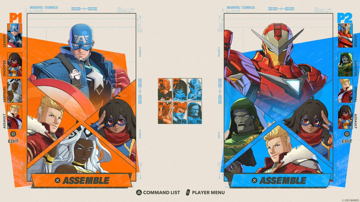 TokonFighters's tweet image. First look at gameplay, character select, stage select, etc. for Marvel Tokon: