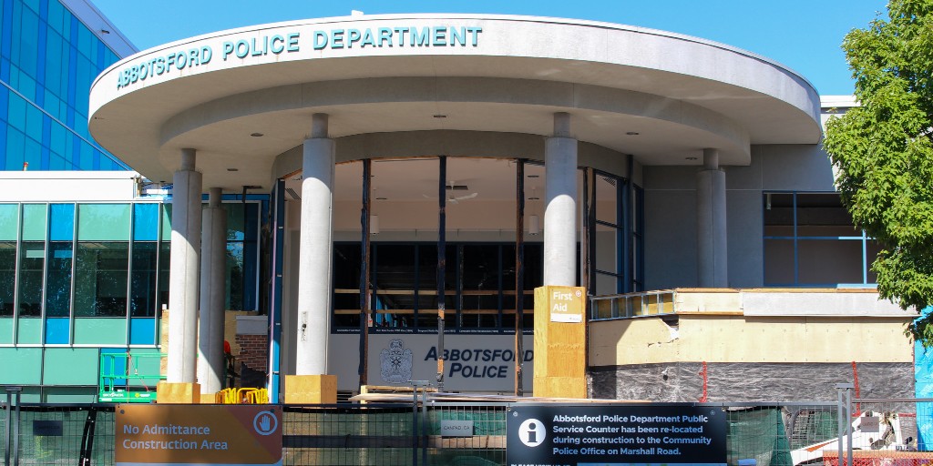 A friendly reminder, due to construction at the Abbotsford Police Department Headquarters, the Public Service Counter has been relocated to # 105-34194 Marshall Road.

During this time, our Public Service Counter will be available at our Community Police Office from Monday to