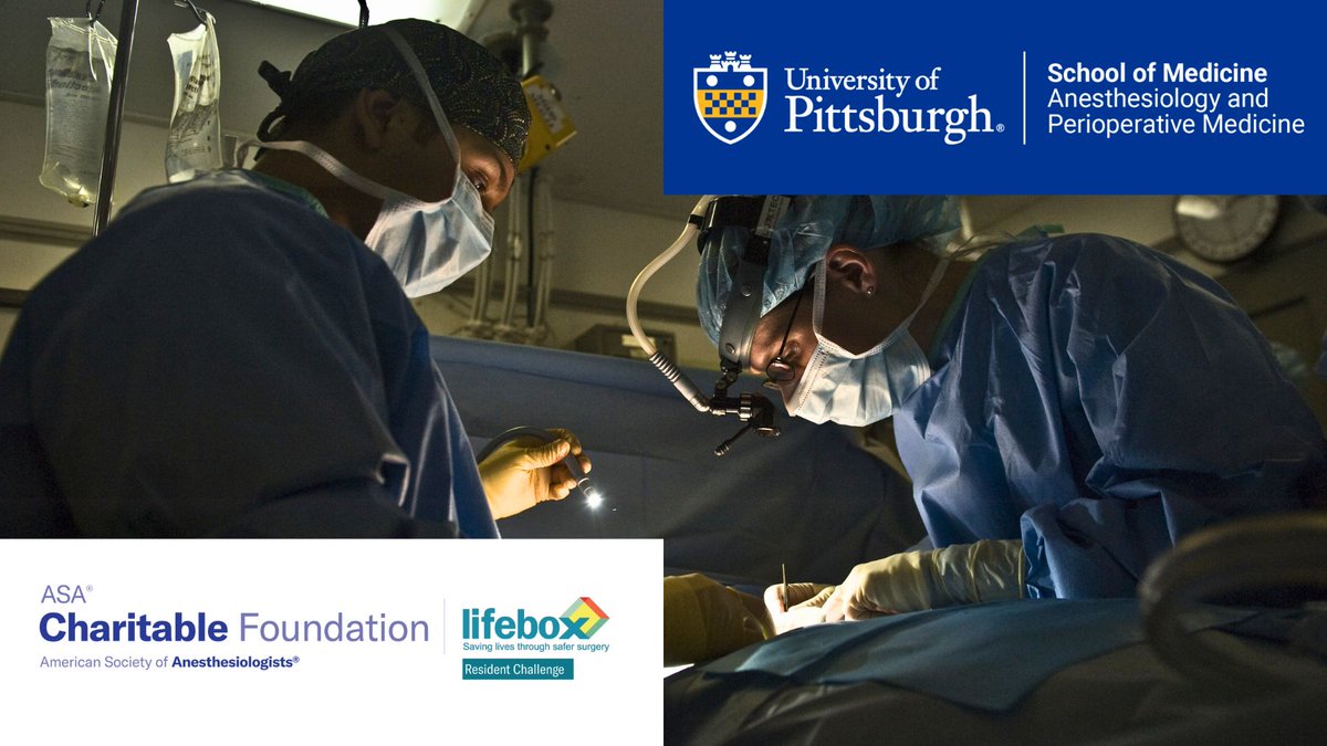 Pitt Anesthesiology and Perioperative Medicine tweet media