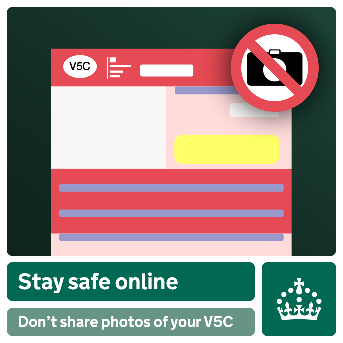 Stay safe online – don’t share photos of your V5C log book on social media or selling sites, as scammers can use them for identity theft. 

gov.uk/report-suspici… 

#Scams