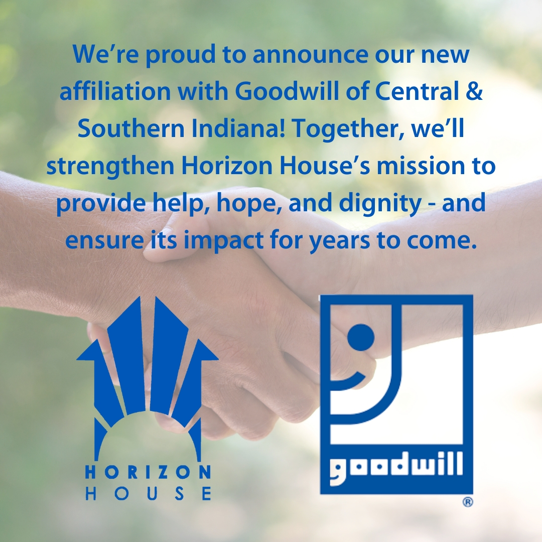 🙌Big news!🙌

Horizon House is joining forces with @goodwillindy to expand impact and deepen support for those experiencing homelessness. Our mission remains unchanged. 

Read more tinyurl.com/ynsaj7j3