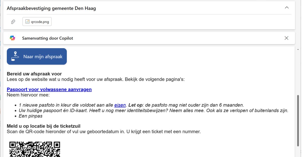 VDM_EJ's tweet photo. @GemeenteDenHaag ik krijg een QR-code in een e-mail van jullie! Vinden jullie het echt een goed idee om zo gebruikers een link te sturen? Deze werkt ook nog geen eens... een not-found naar de website https://t.co/3P9ERBnmgg? #phishing #thisisNOTtheway https://t.co/7VpwaEw5Wq