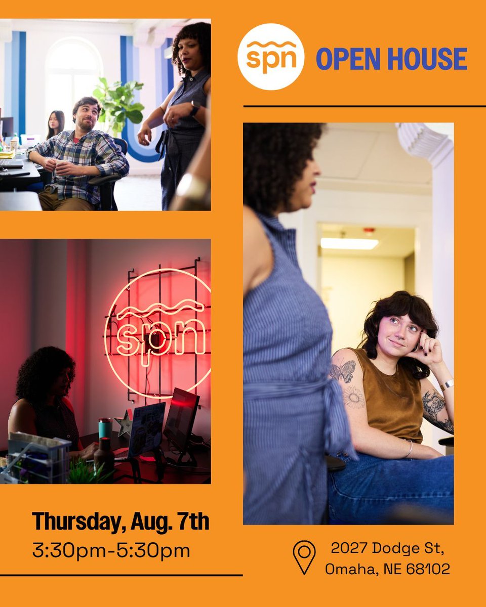 SiliconPrairie's tweet image. You’re invited! 🎉 Come hang out at the SPN Open House! Meet our new reporter, Lev, get signed up for Silicon Prairie Startup Week, and enjoy some tasty snacks. Let’s connect! 🥳
Click here to register: buff.ly/jRjLdZf
#SiliconPrairieNews #SPNOpenHouse #MeetTheTeam