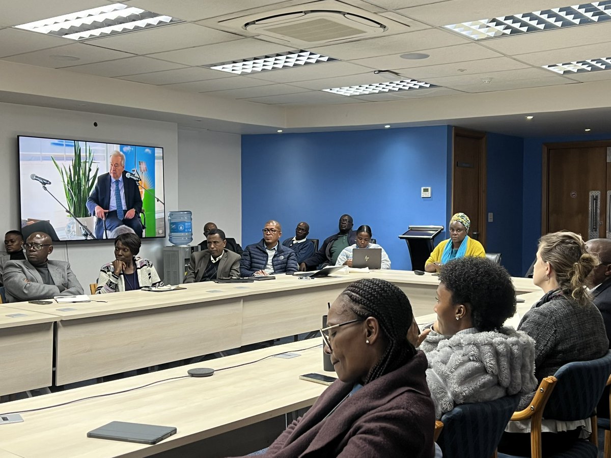UNLesotho's tweet image. From New York to Maseru, @UNLesotho staff watched the @UN Secretary General’s global call to accelerate the clean energy age. 

Staff then reflected on how Lesotho can seize this moment to power rural communities, create jobs &amp;amp; reduce energy poverty.