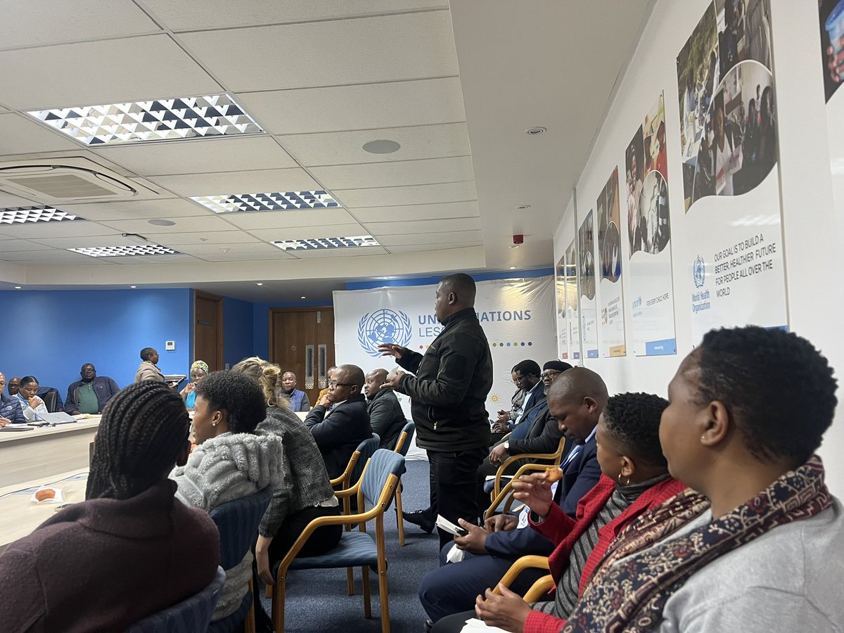 UNLesotho's tweet image. From New York to Maseru, @UNLesotho staff watched the @UN Secretary General’s global call to accelerate the clean energy age. 

Staff then reflected on how Lesotho can seize this moment to power rural communities, create jobs &amp;amp; reduce energy poverty.