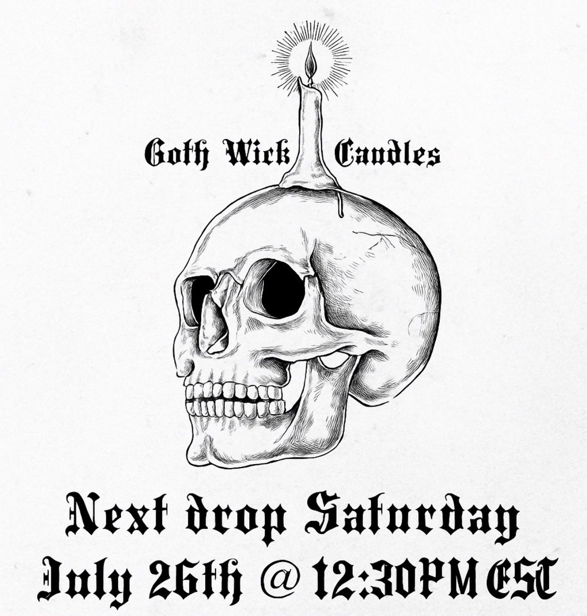 gothwickcandles's tweet image. This Saturday at 12:30 PM - all of our inspired @falloutboy wax melts and candles will be available in the shop!
Make sure to follow us & favorite our etsy shop to be notified when it goes live!
Now offering worldwide shipping! 🖤
gothwickcandlesllc.etsy.com
#fobtwt