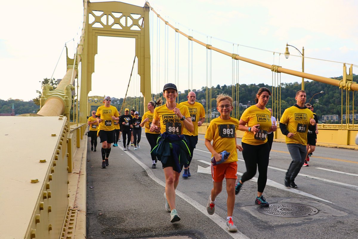 penguins's tweet image. Run. Walk. Give back to the @pensfoundation and @MarioLemieuxFdn🖤💛
The 2025 Penguins 6.6K Run & Family Walk, presented by @Highmark_BCBS, is October 5! Early bird pricing is today only - don't miss out.
👟: runsignup.com/pens66k