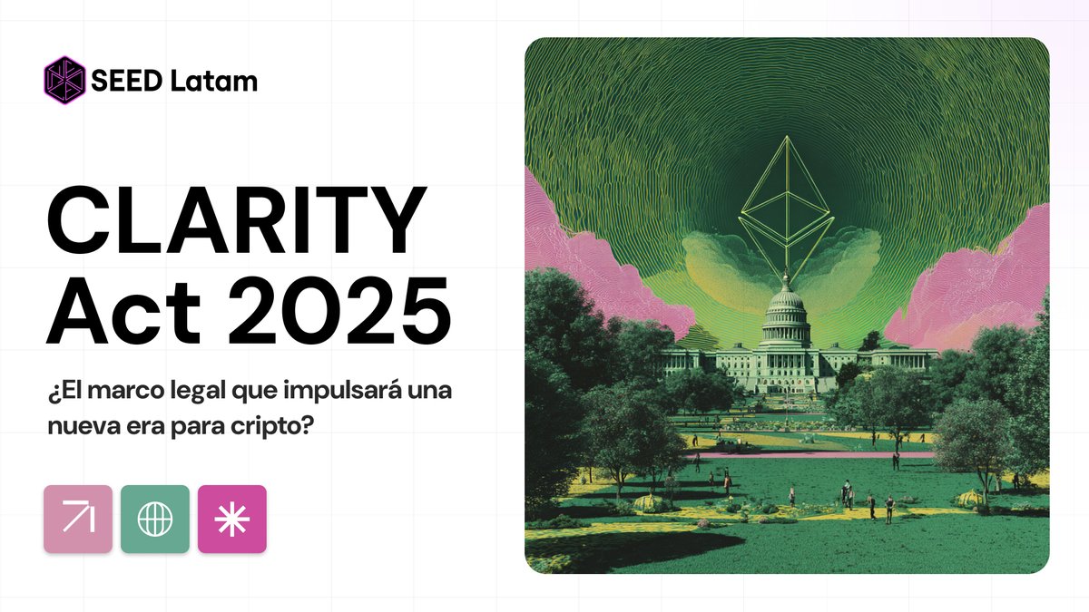 🚨 🇺🇸 ¿USA a punto de desbloquear la siguiente fase de adopción en cripto? 

La CLARITY Act of 2025 propone eliminar las barreras institucionales del ecosistema.

👀 En este hilo:
- Qué propone la ley
- Qué cambiaría para los tokens
- Cómo impactaría en la gobernanza