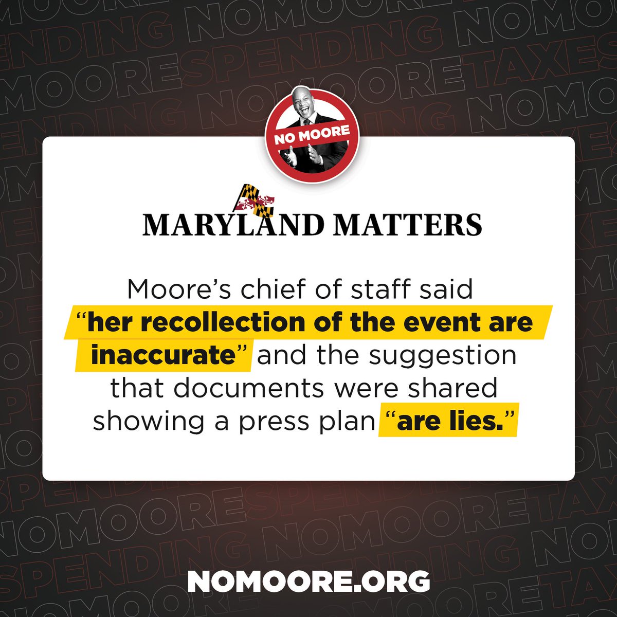 NoMooreMD's tweet image. .@GovWesMoore’s Chief of Staff @FaganHarris called Democratic Delegate Aletheia McCaskill a liar. Wonder if he’s ever called his boss a liar—for claiming he inherited a deficit, is from Baltimore, was inducted into the MD College Football Hall of Fame, or even won a Bronze Star.