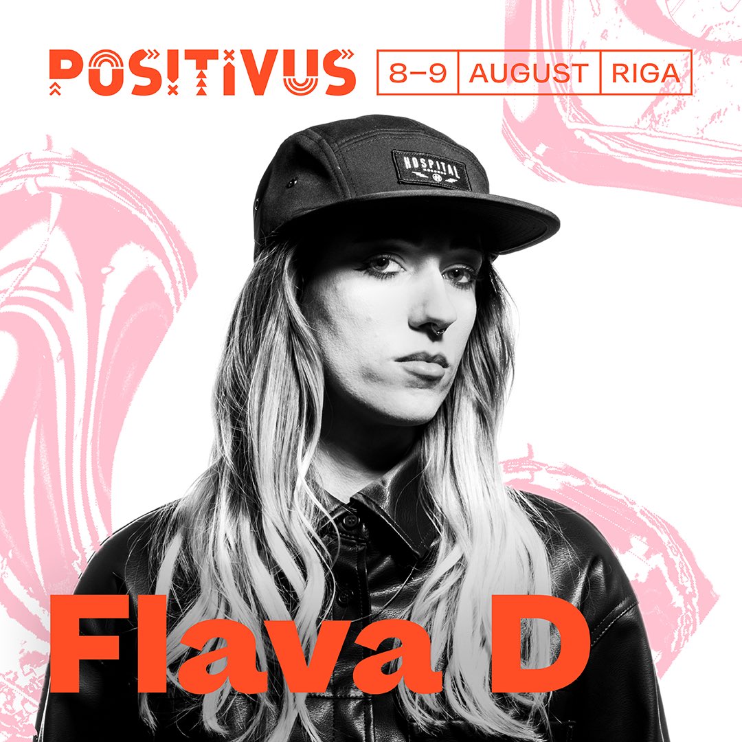 positivus's tweet image. Basa karaliene Flava D Red Bull skatuvei piešķirs savu dzirksti. Varēs izdejoties pie UK garage, grime, bassline un drum &amp;amp; bass - nepalaid garām! 🔊❤️‍🔥

Biļetes 👉 positivusfestival.com