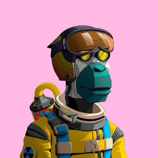 0xJacobo's tweet image. Omg — how could I forget this one?
This HazMat from @Primatesnft is just too clean 🧪🔥
@ataulilustra is a legend in this space. Insane work as always.