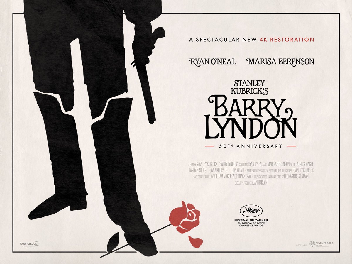 BARRY LYNDON is screening for its 50th Anniversary.
Stanley Kubrick bent the conventions of the historical drama to his own will in this dazzling vision of a pitiless aristocracy, adapted from a novel by William Makepeace Thackeray.

Screening now:
thegardencinema.co.uk/film/barry-lyn…