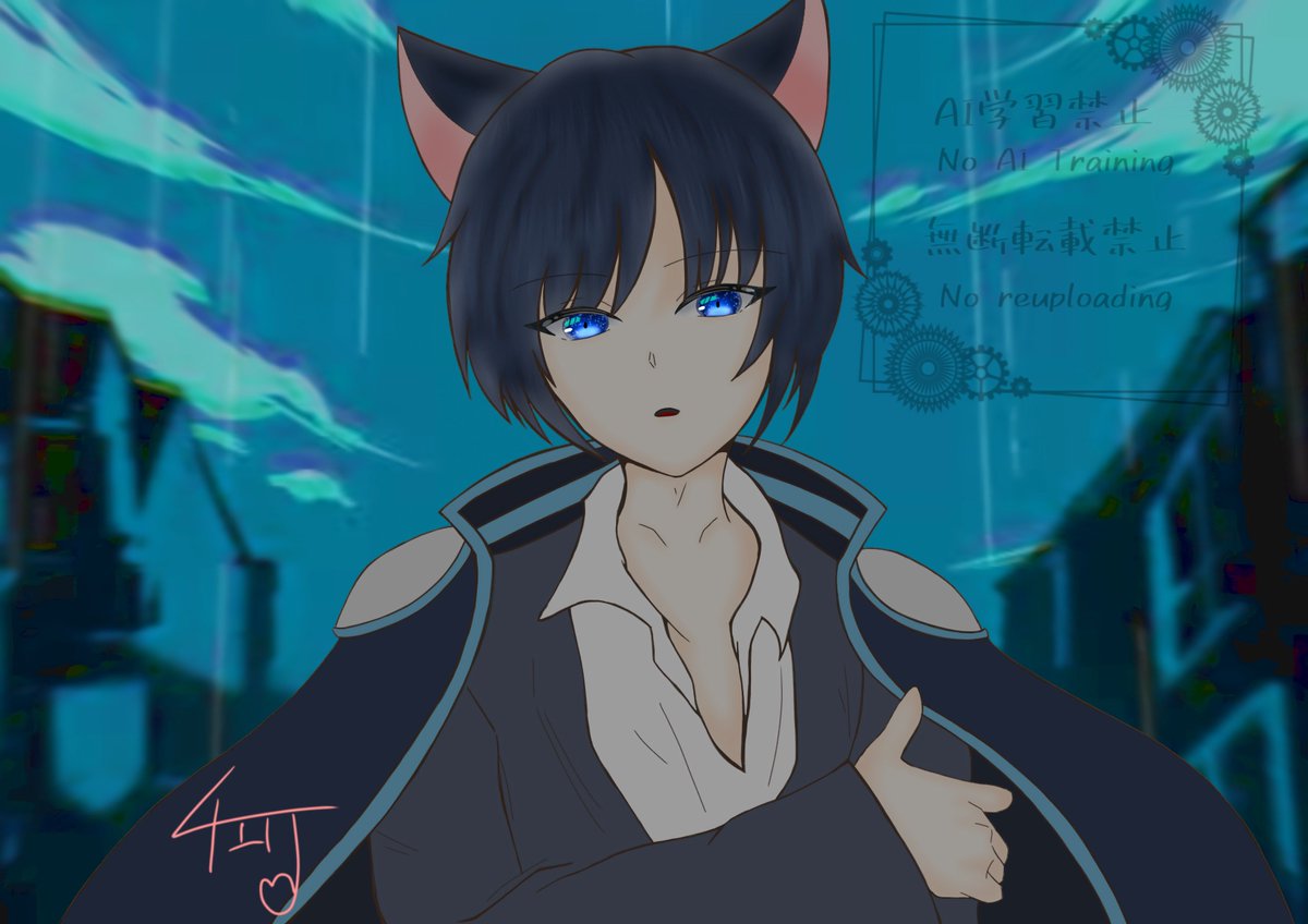 tileri_0109's tweet photo. うちの子の🐺くんと🐉ちゃん
どのジャンルのイラストを描く時はまずこの子たちをラフにしていることが多い気がする…
 #oc #創作 #うちの子 https://t.co/BJmvDHx8Ze