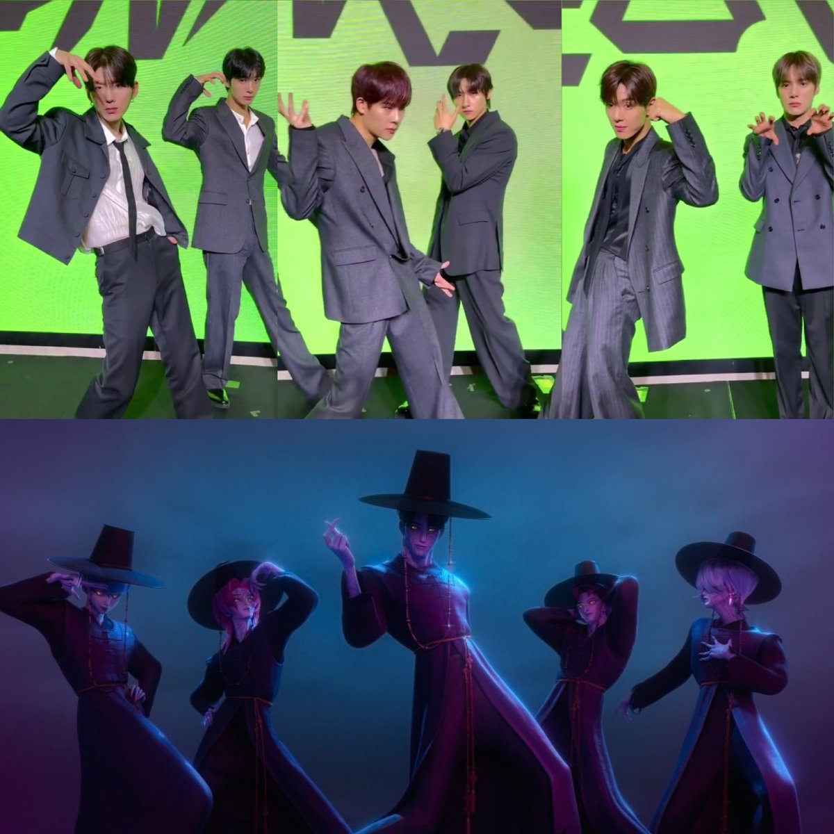 IWHY0U's tweet photo. they're the saja boys irl https://t.co/IZqzBNps38