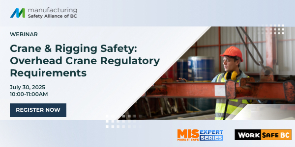 🏗️ JUST ANNOUNCED | Crane + Rigging Safety: Overhead Crane Regulatory Requirements - mailchi.mp/safetyalliance…