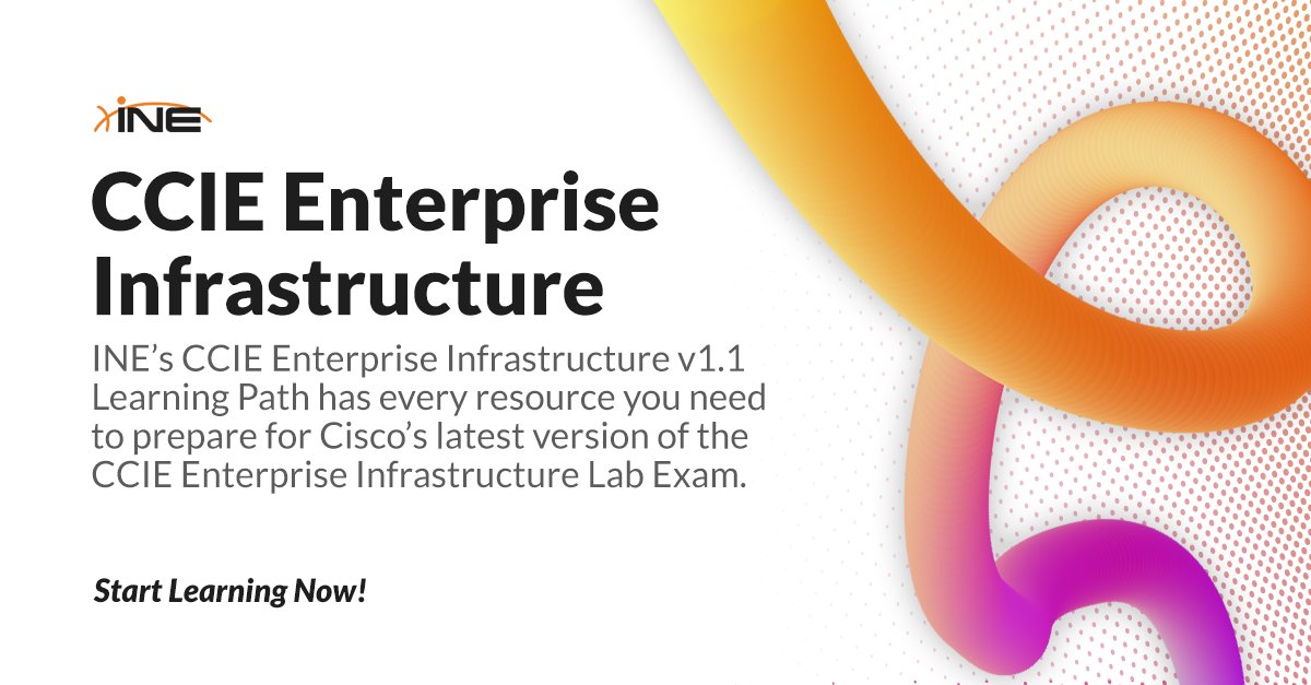 SecurityTube's tweet image. 🏆 #CCIEEnterpriseInfrastructure v1.1 - The Complete Lab Prep Solution

🚀 You&apos;ll master:
✅ Ethernet Switching &amp;amp; IPv4/IPv6 Routing
✅ SD-Access &amp;amp; #SDWAN tech
✅ Network Automation &amp;amp; programmability
✅ And more!

Join the top 1% of network engineers 💪
bit.ly/3TSPxYD