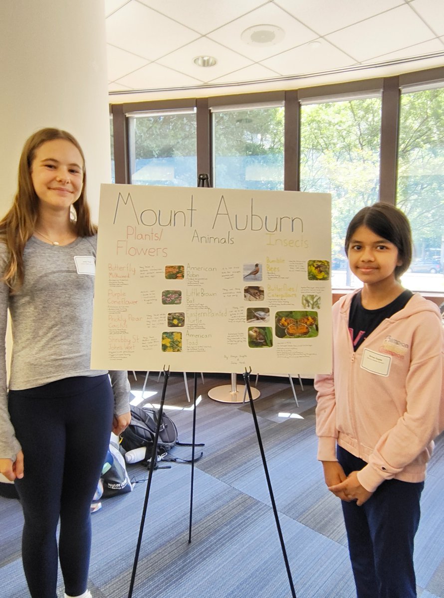 WhiteheadInst's tweet image. We had so much fun at Expedition: Bio, Whitehead Institute's summer science program for middle school students! Here's everyone showing off what they learned at Friday's poster session. 🧬🌱🧫