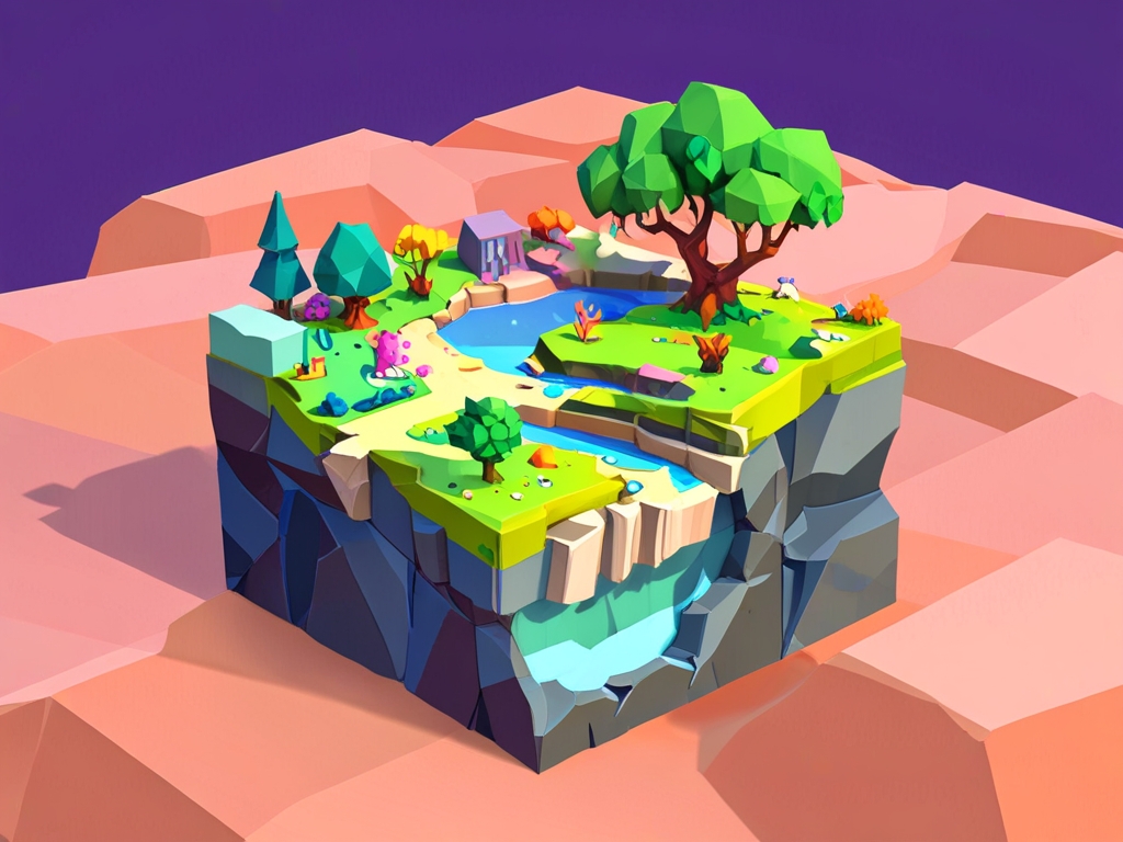 AndreasRothe9's tweet image. Fantas landscape in low polygons (but sill less blocky than minecraft :-))

#AIイラスト︎ #AIart #aigame