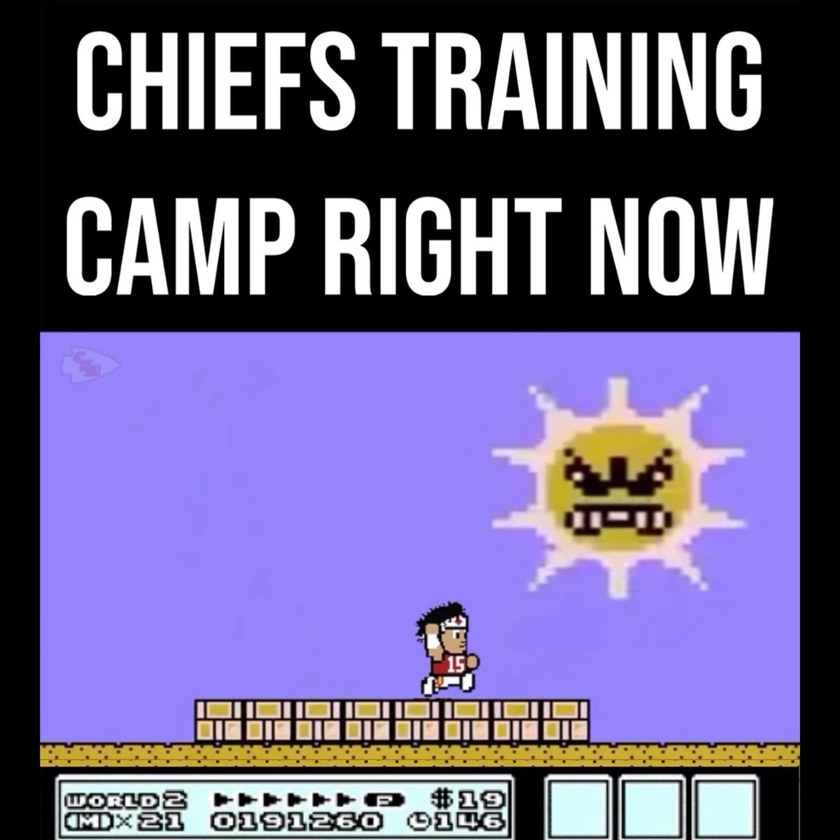 Farzin21's tweet image. Stay cool if you’re at training camp this week! 🥵☀️
📸: @kcchiefsmmz