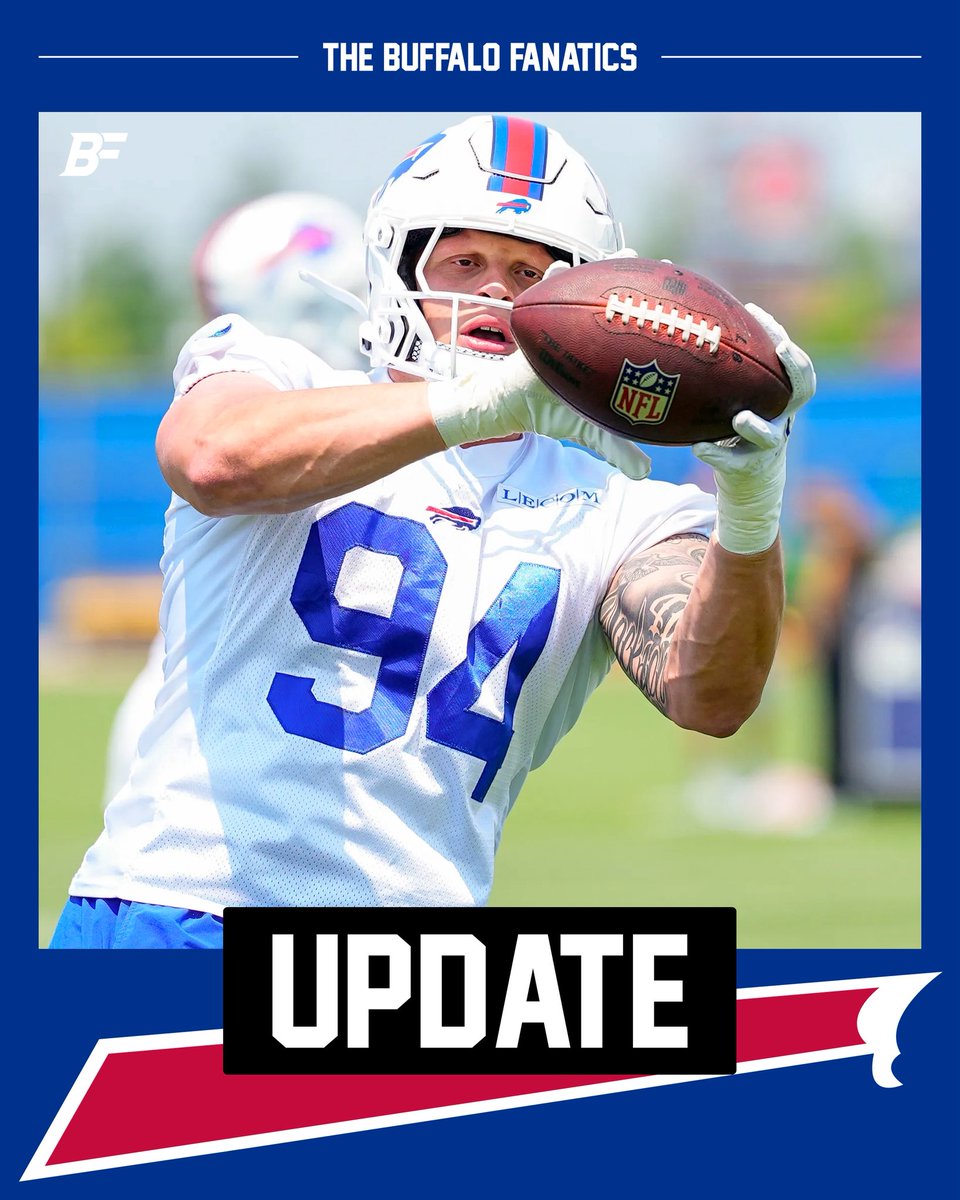 BfloFanatics's tweet image. The Bills activated DE Landon Jackson from the PUP list.
Signed:
🔺WR David White
🔺TE Matt Sokol
Released:
🔹WR Kelly Akharaiyi
🔹P Jake Camarda
#BillsMafia