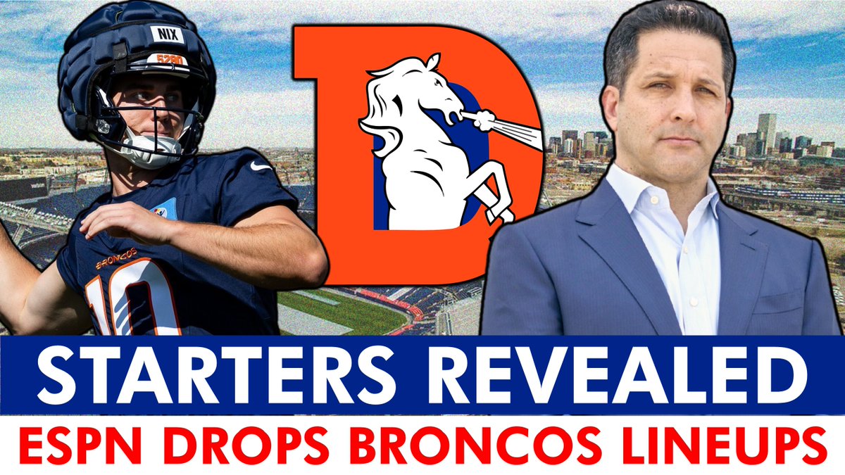 Moose_NFL's tweet image. ESPN revealed their starting Broncos lineup prior to Broncos training camp today @ChatSports
WATCH: youtu.be/kTJ5_K-Nia4?si…
Grade the Broncos offensive line A, B, C, D or F