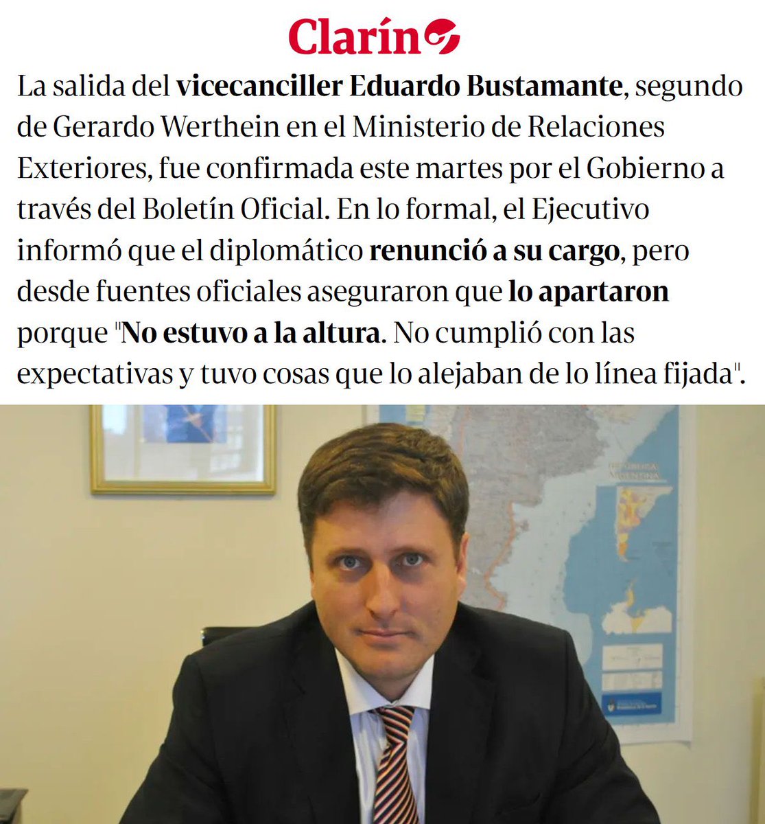 porquetendencia's tweet image. "Eduardo Bustamante":
Porque dejó su cargo como Secretario de Relaciones Exteriores