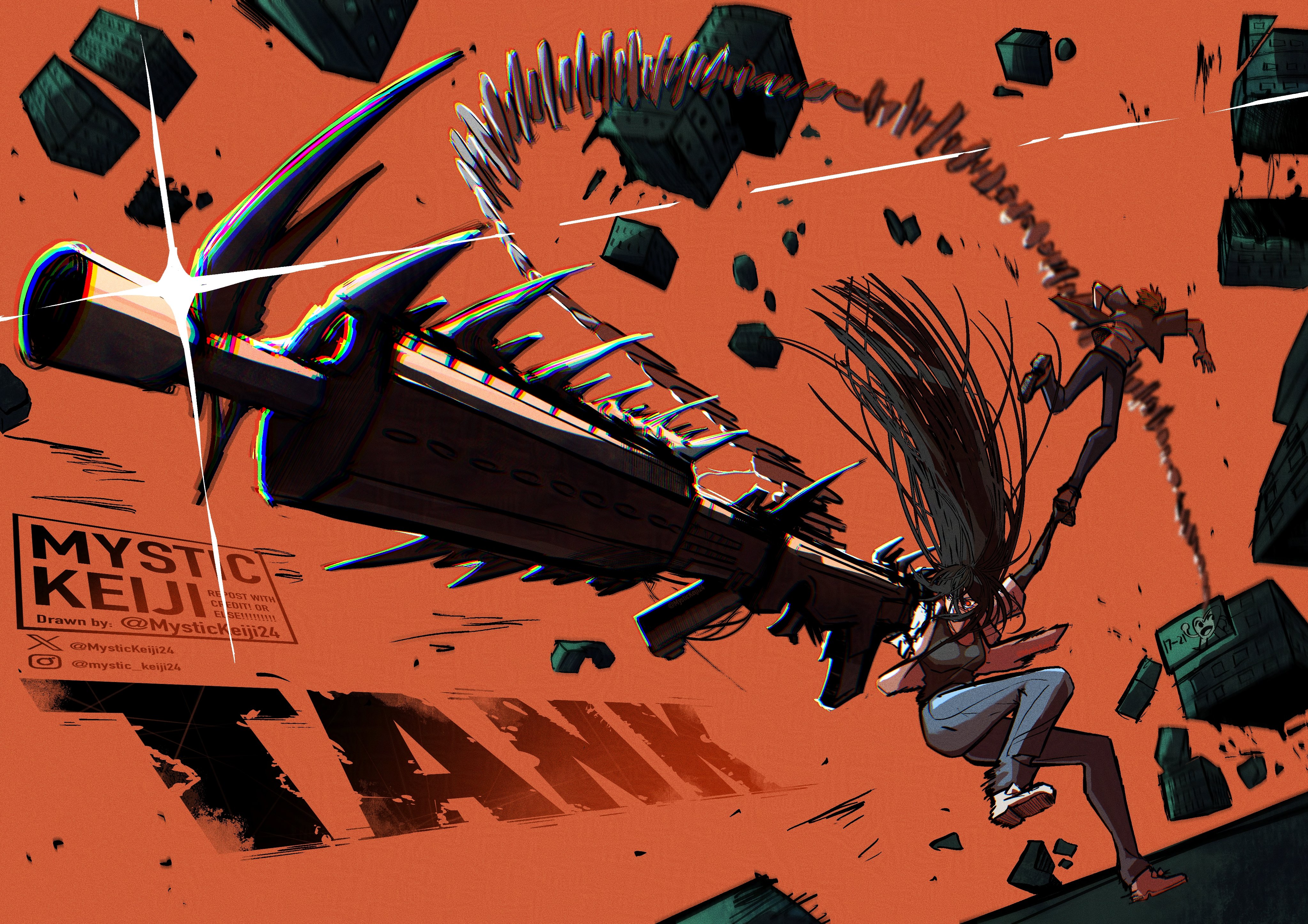 チェンソーマン Ground Y × CHAINSAW MAN Collaborate Collection -key visual