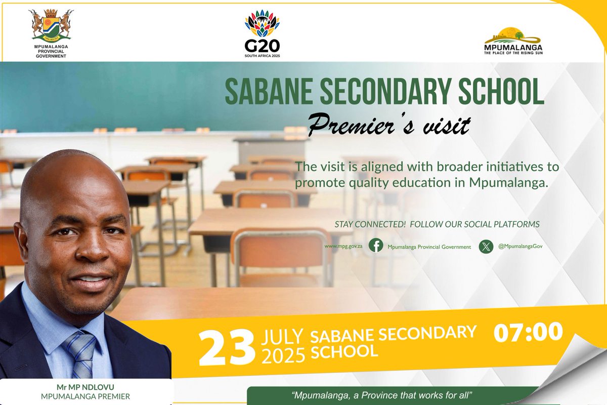 MpumalangaGov's tweet image. #MpumalangaAProvinceThatWorksForAll #SchoolsReopening #ANationThatWorksForAll