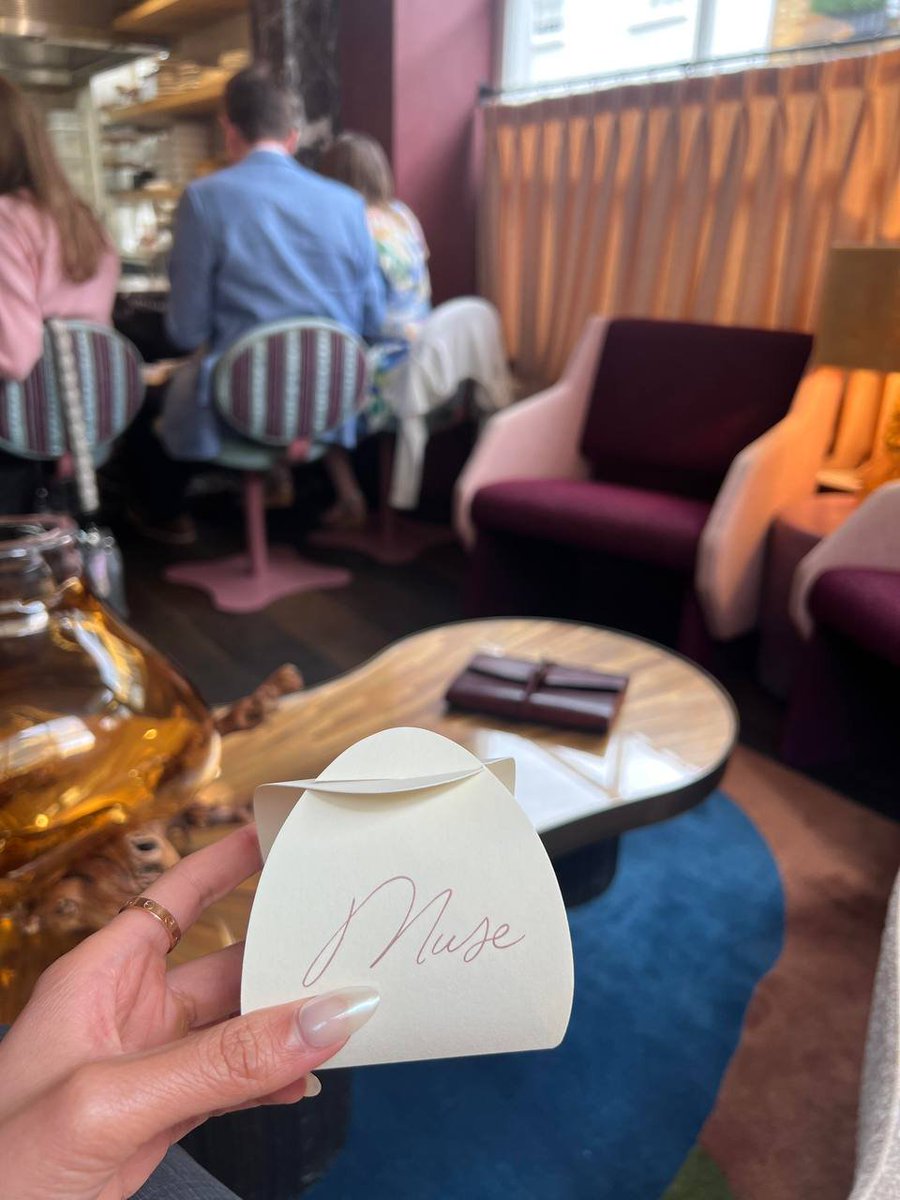 Muse by Tom Aikens in London: where fine dining feels like home, but tastes like pure genius! 🌟 Unexpected flavors (hello, Xinjiang lamb!), amazing roasted fish, and seriously good desserts. Go for the food, stay for the cozy chic vibe! and the handsome chefs.🙃