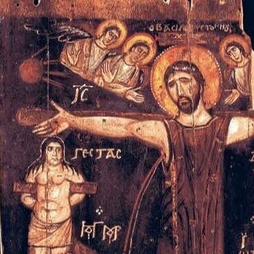 TaylorRMarshall's tweet image. Many Protestants object to the Catholic practice of depicting Christ crucified.
However, Paul makes a mysterious claim that may indicate the use of holy icons:
O senseless Galatians, who hath bewitched you that you should not obey the truth: before whose eyes Jesus Christ hath…