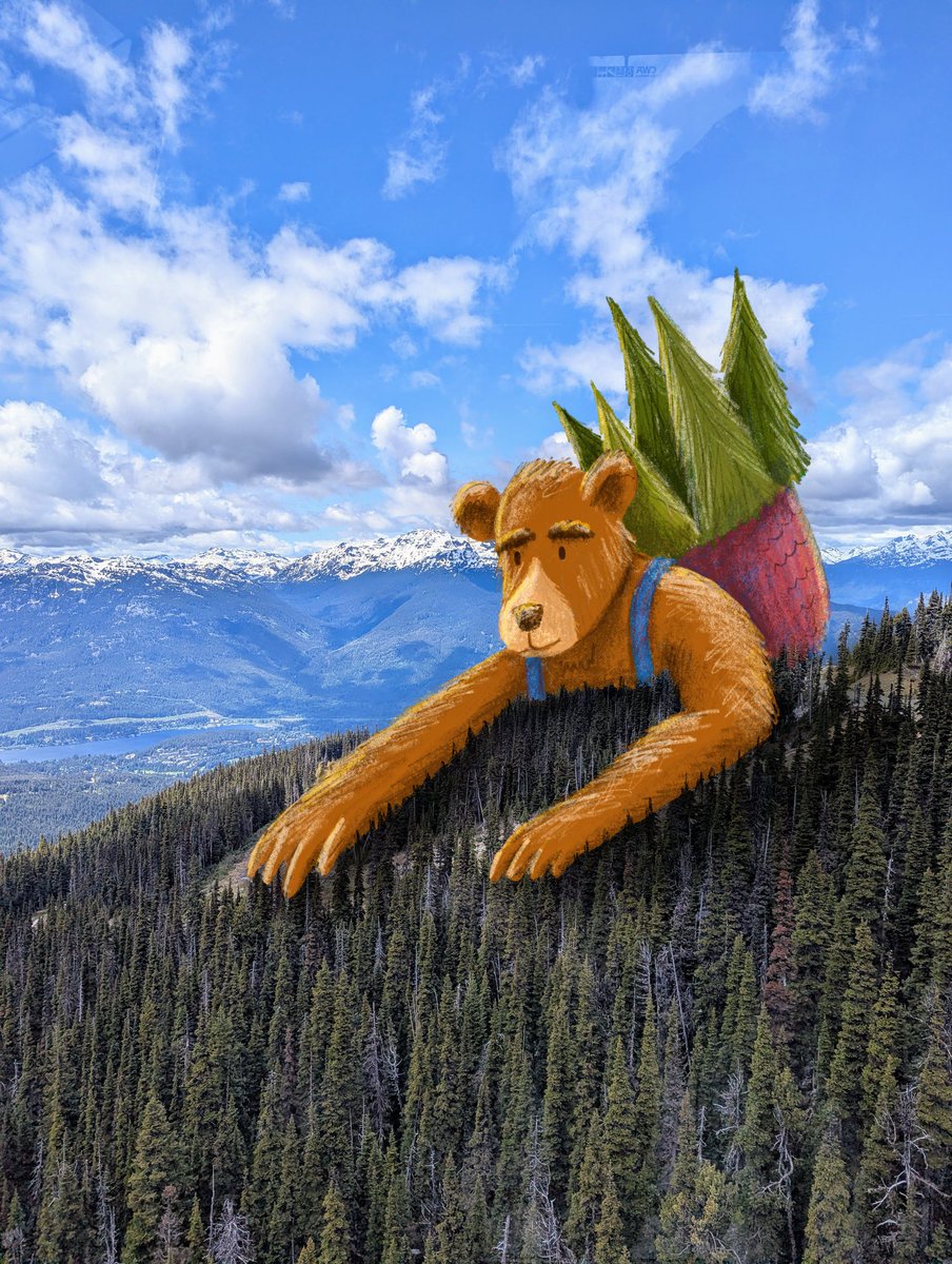 بیشتر شهر و کشور ایناست ما مهمونشونیم 🐻🌲 
Whistler, British Columbia 🇨🇦