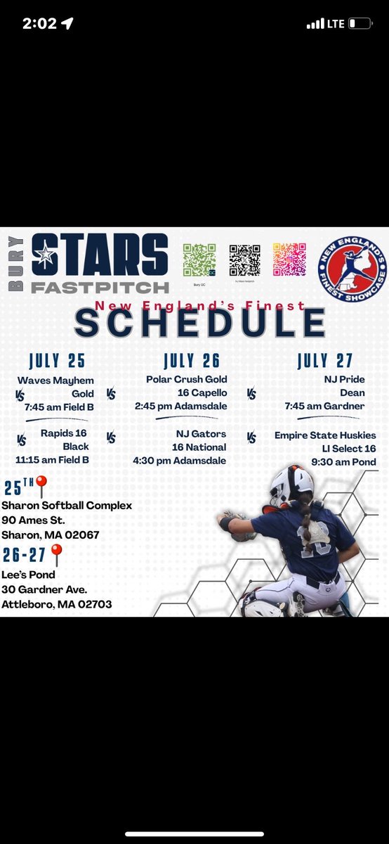 <a href="/KellinerC/">Kelliner Croushore</a> <a href="/CJFFastpitch/">Gary Bury</a> Hope to see you there, Coach!