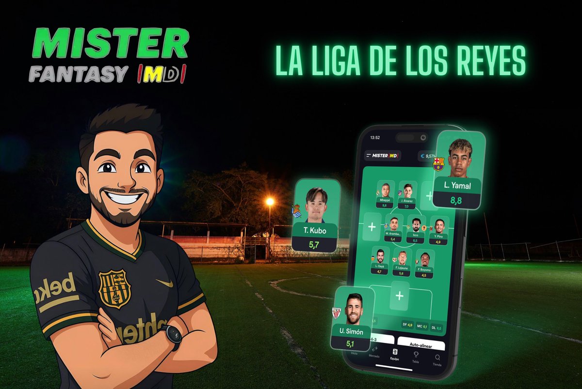 Sr.Minguez (@sr_minguez) on Twitter photo 👀 Liga #ReyesFantasy en <a href="/MisterFantasyES/">Mister Fantasy ⚽️</a>‼️
😏 aceptas el reto❓❓ Únete y compite contra mí y todos estos Reyes 👑 <a href="/MrLeyvaTM/">Ⓜ️®️ LEYVA™️</a> 🏆
<a href="/akebony80/">Soy muy vintás</a> <a href="/SUPER__AK/">@SUPER AK</a> <a href="/sr_minguez/">Sr.Minguez</a> <a href="/Guaperasson/">Maldito Duende</a> <a href="/MIS7ERMALAKI/">MIS7ER MALAKI</a> <a href="/v21velasco/">Carlos Velasco ⚽</a> <a href="/KromowFutbol/">Kromow</a> <a href="/argamboyfantasy/">Argamboy</a>
📥 mister.mundodeportivo.com/new-onboarding… 👀 Liga #ReyesFantasy en <a href="/MisterFantasyES/">Mister Fantasy ⚽️</a>‼️
😏 aceptas el reto❓❓ Únete y compite contra mí y todos estos Reyes 👑 <a href="/MrLeyvaTM/">Ⓜ️®️ LEYVA™️</a> 🏆
<a href="/akebony80/">Soy muy vintás</a> <a href="/SUPER__AK/">@SUPER AK</a> <a href="/sr_minguez/">Sr.Minguez</a> <a href="/Guaperasson/">Maldito Duende</a> <a href="/MIS7ERMALAKI/">MIS7ER MALAKI</a> <a href="/v21velasco/">Carlos Velasco ⚽</a> <a href="/KromowFutbol/">Kromow</a> <a href="/argamboyfantasy/">Argamboy</a>
📥 mister.mundodeportivo.com/new-onboarding…