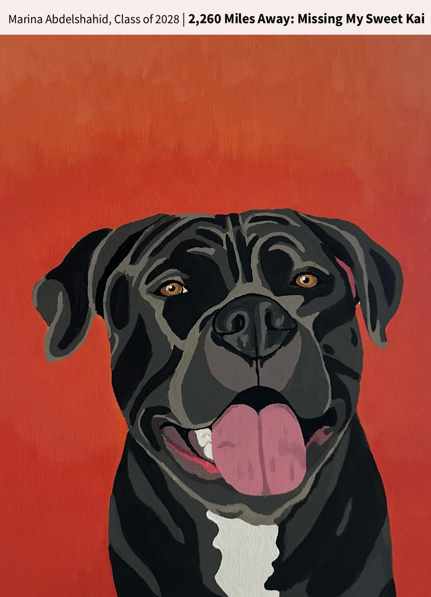 Today's #medarts feature is "2,260 Miles Away: Missing My Sweet Kai". By <a href="/OhioStateMed/">The Ohio State University College of Medicine</a> Student Marina Abdelshahid. #humanisminmedicine