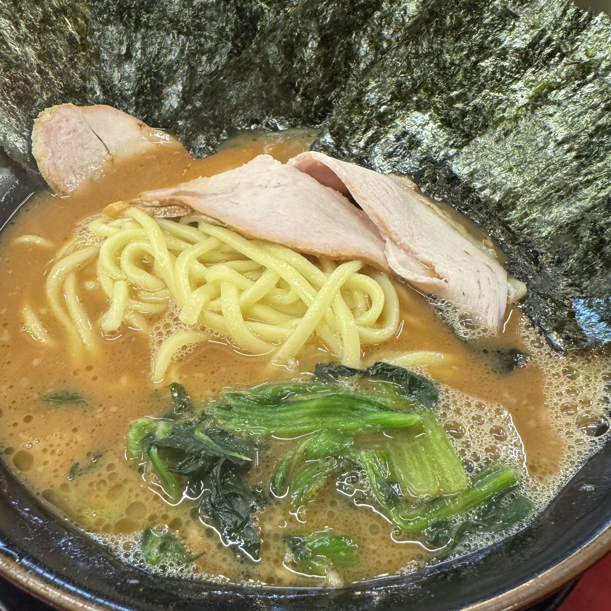 kanade_mifuyu's tweet image. 深夜の家系 罪の味