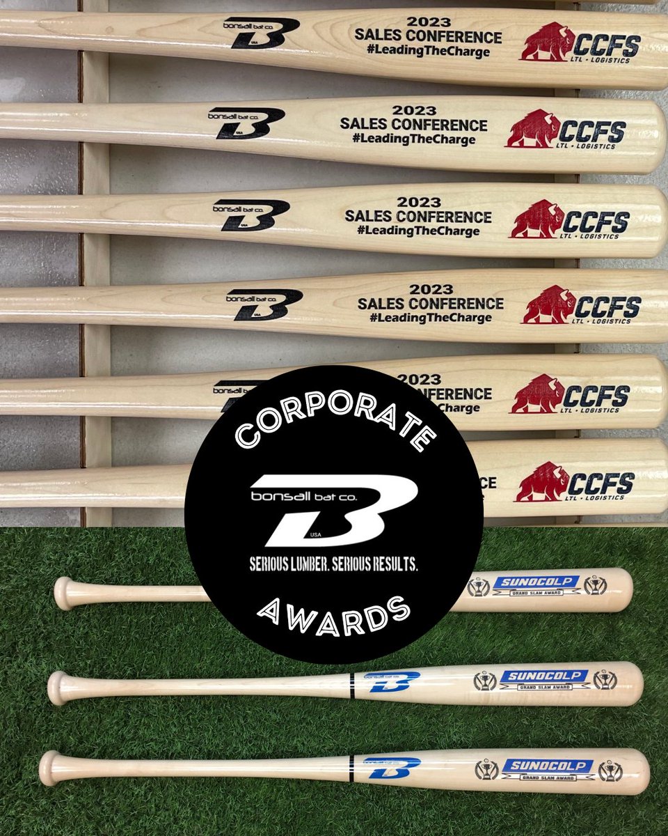 Recognize your corporate team in a fresh way. 👏

(These are awards worth going to bat for!)

Give us a call to discuss your custom commemorative bats for your next big event 📞215-257-7000

#CorporateGifts #Awards #CustomGifts