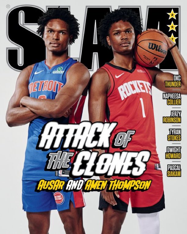 SleeperRockets's tweet image. AMEN THOMPSON ON THE COVER OF SLAM MAGAZINE 🔥
After the leap he took last season, you love to see it