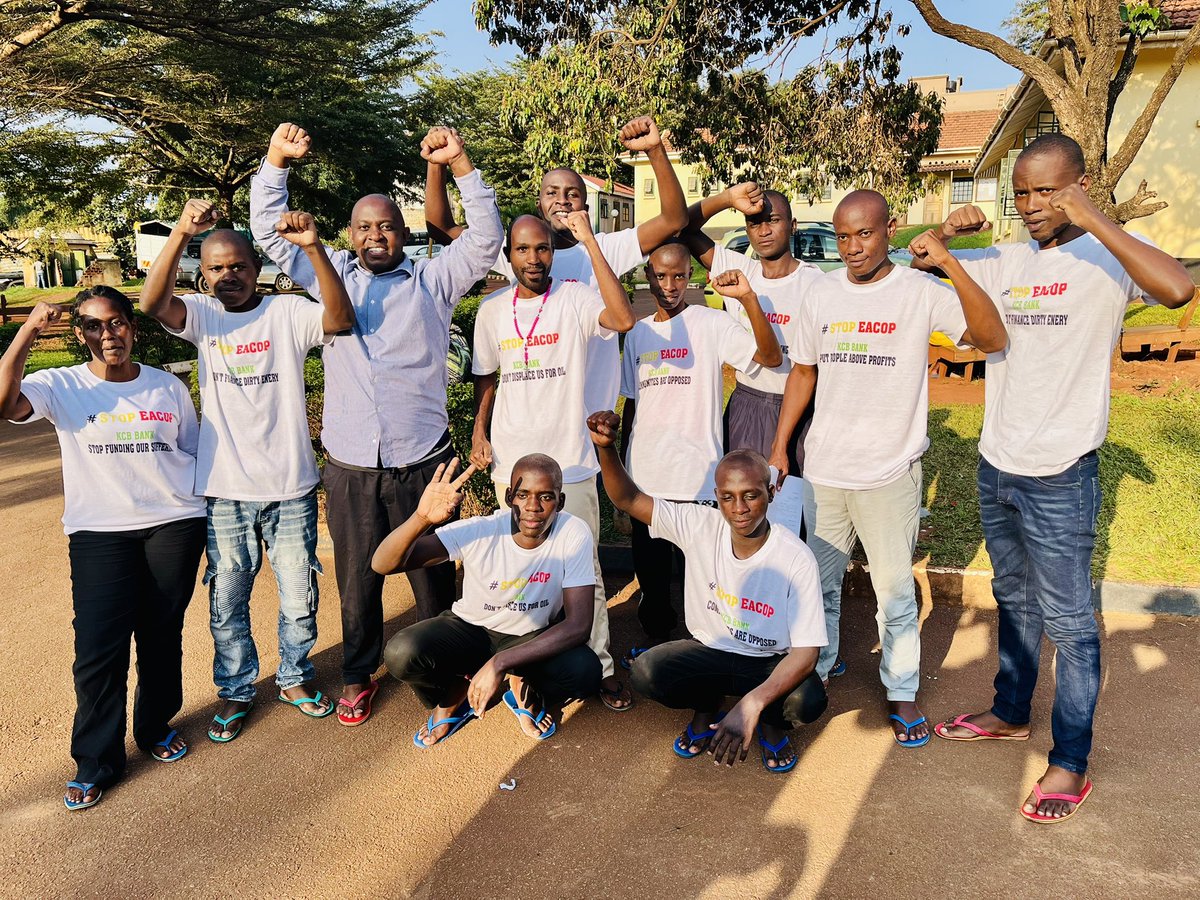 wasswaBrian23's tweet image. FINALLY!!!!!!!!
The 11 climate activists that were arrested at KCB in April have been released. They have served over three months on remand at Kampala Remand.
#STOPEACOP