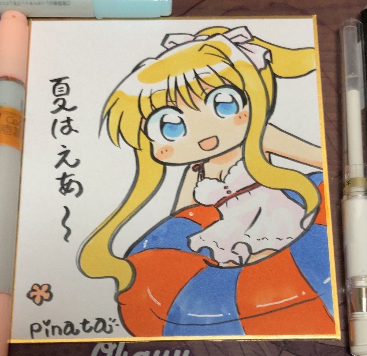 pinata1010's tweet image. 今年は水着〜かいたー

お誕生日おめでとうー #神尾観鈴生誕祭