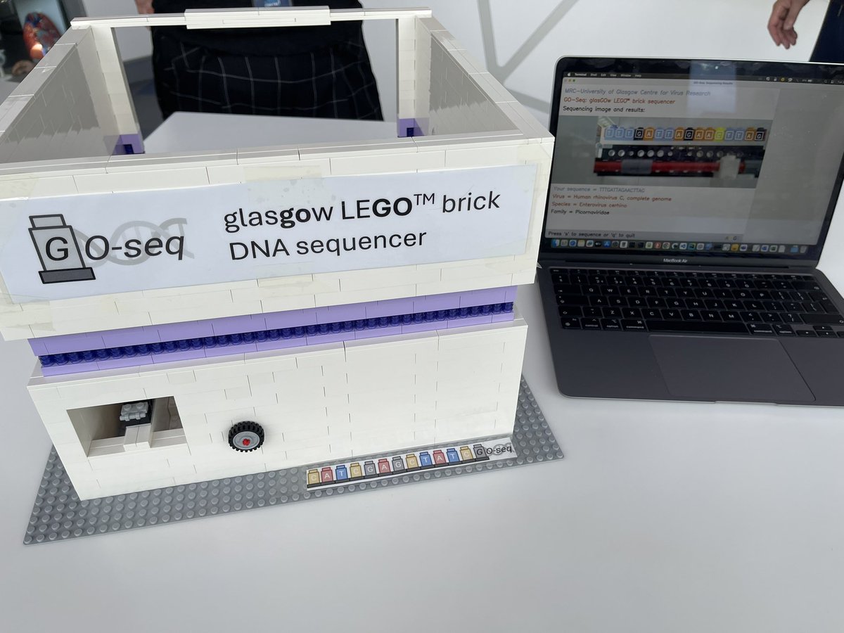CVRbioinfo's tweet image. Meet GO-Seq — our LEGO based DNA sequencer! 🧬
It can read LEGO DNA and decides if it’s a respiratory virus.
Science is fun! 🔬
#NGS #STEM @CVRinfo @gsc1 @CVR_Genomics @RichardJOrton @KathySmollett @QuanGuCVR