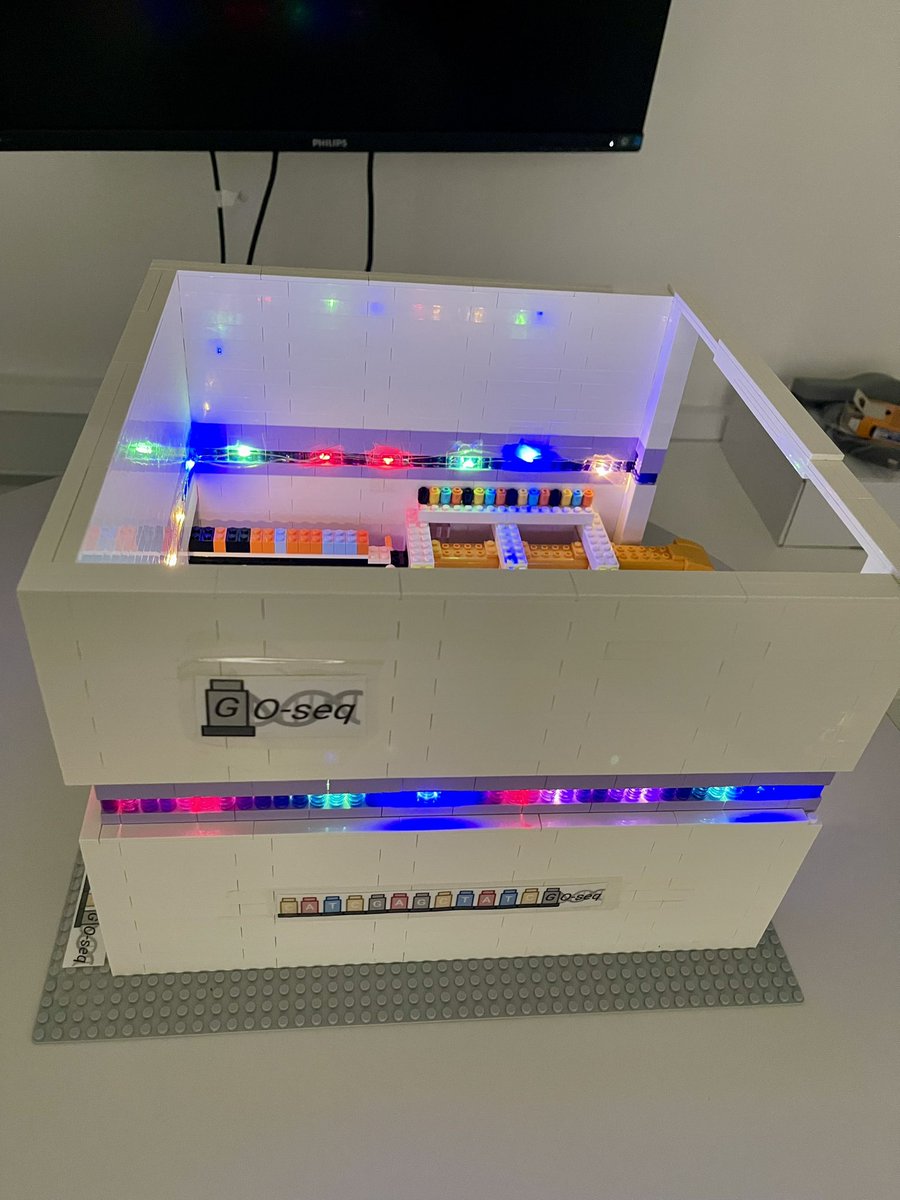 CVRbioinfo's tweet image. Meet GO-Seq — our LEGO based DNA sequencer! 🧬
It can read LEGO DNA and decides if it’s a respiratory virus.
Science is fun! 🔬
#NGS #STEM @CVRinfo @gsc1 @CVR_Genomics @RichardJOrton @KathySmollett @QuanGuCVR