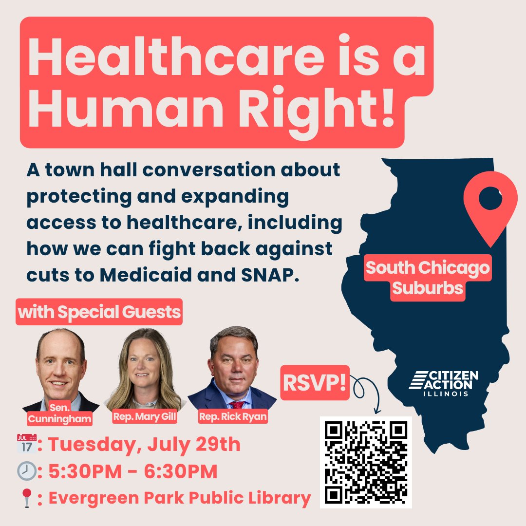 Rep Mary Gill (@repmarygill) on Twitter photo Don't forget about our healthcare town hall next week! There's still time to sign up: citizenaction-il.org/southsuburbs Don't forget about our healthcare town hall next week! There's still time to sign up: citizenaction-il.org/southsuburbs