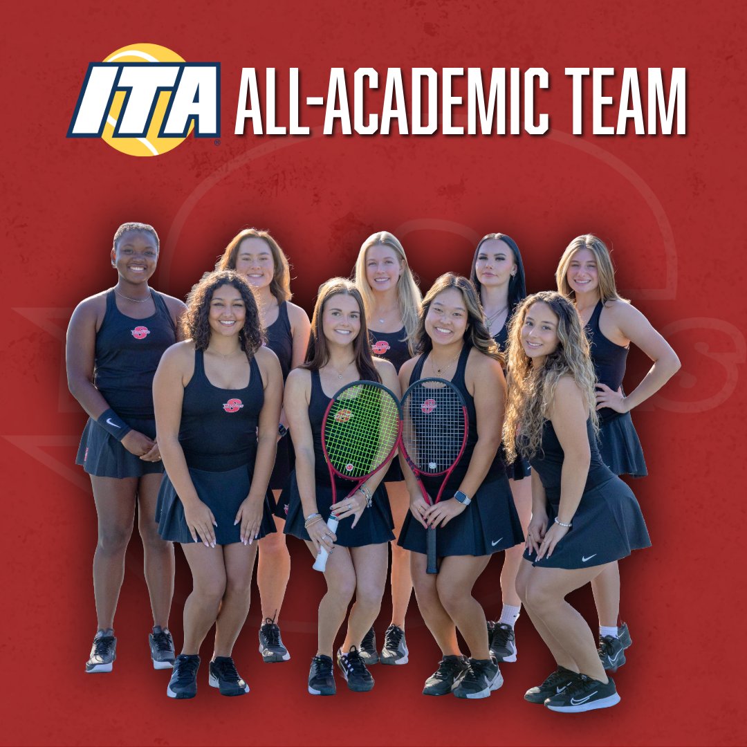 GoStanState's tweet image. Congratulations to the women's tennis team for being named an @ITA_Tennis All-Academic Team!
This award is given to teams who maintain a 3.2 GPA or above for the current academic year.
Eight members also received ITA Scholar-Athlete honors in Nicollet Alexander, Jaedynโฆ