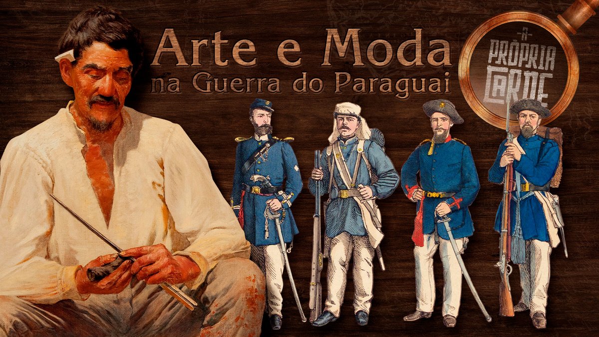 Nerdologia's tweet photo. Neste Nerdologia, vamos além dos campos de batalha para entender como a Guerra do Paraguai influenciou a arte e a moda da época. Descubra como o maior conflito internacional da América do Sul marcou a população: https://t.co/TJAHFdwB21 https://t.co/QTlqmzF42R