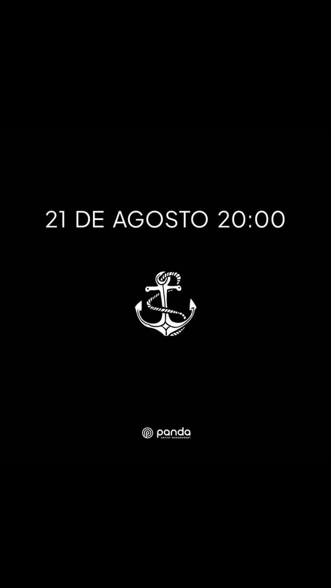 El 21 de agosto estaremos tocando en el mejor lugar del mundo. Ya sabéis dónde. 
Entradas en el linktree de la bio. ⚓️